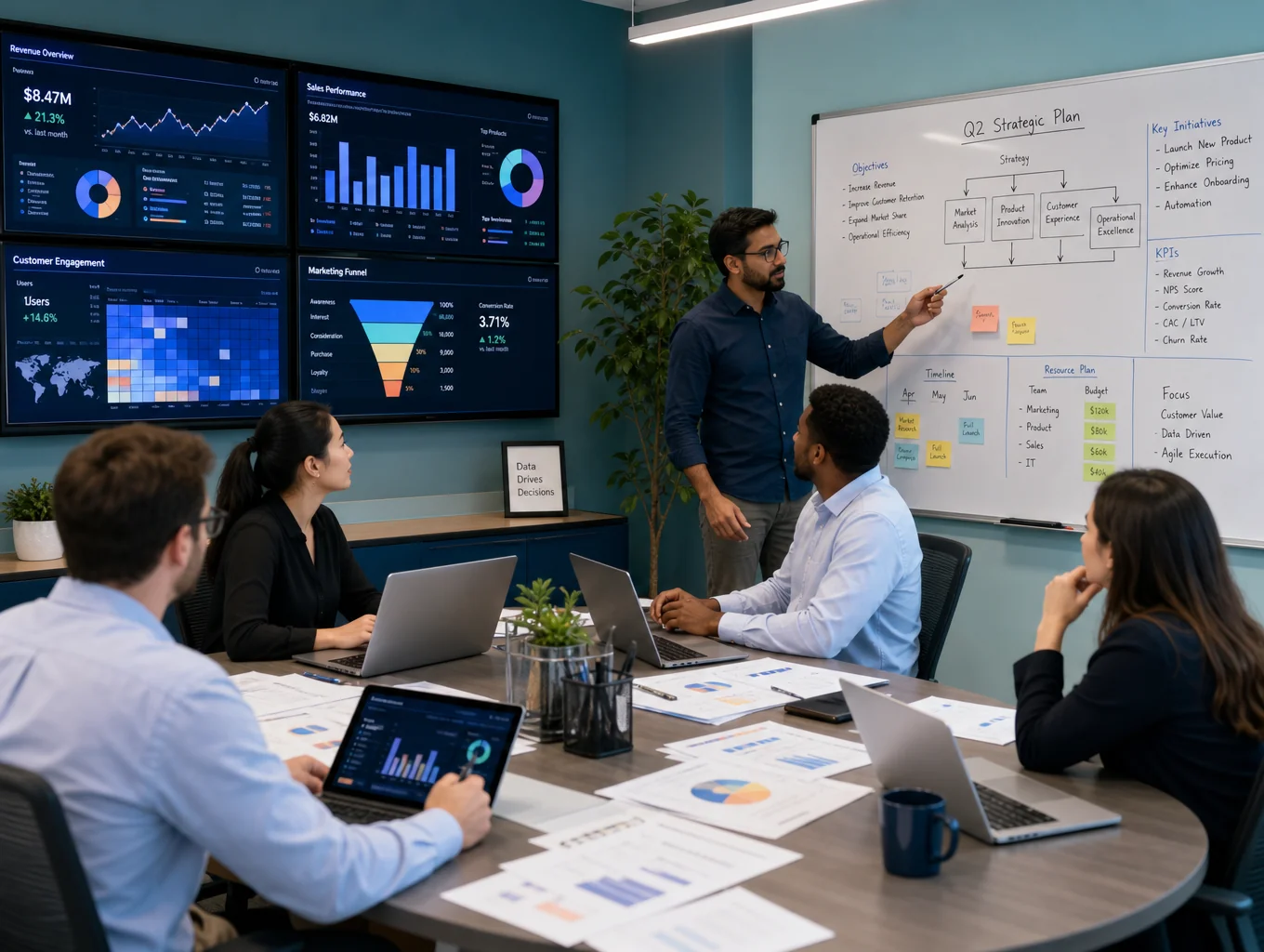 EdTech institutional operations and partnership coordination workspace